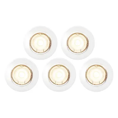 LED Einbaustrahler Canis in Weiß 5x 4,7W 1725lm GU10 5-flammig 2700K