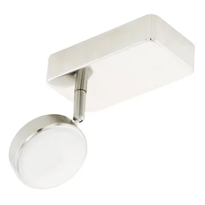 Eglo Smart LED Wand- & Deckenleuchte Crosslink Spot nickel/matt IP20 5W 600lm RGBW CCT warmweiß 