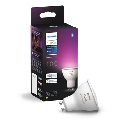 Philips Hue Bluetooth White & Color Ambiance Lampe GU10 - Reflektor Par16 4,2W 400lm 1er Set