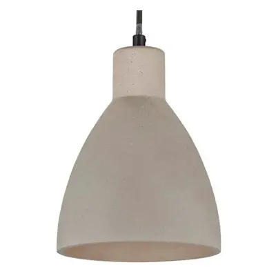 Famlights | Betonpendelleuchte Judith in Grau E27 max. 25W