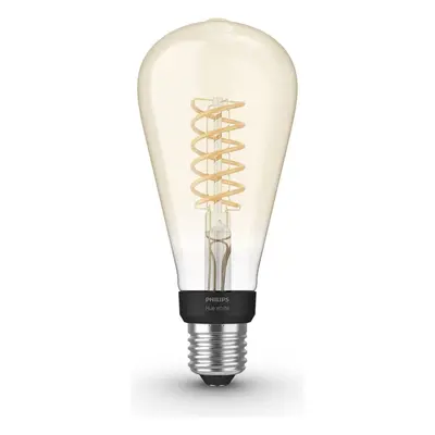 Philips Hue White LED Lampe E27 St72 Filament Giant Edison 7W 550lm dimmbar 1er Pack