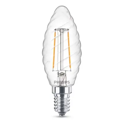 Philips LED Filament Lampe ersetzt 25W E14 Kerze - ST35 2W 250lm 2700K Einerpack