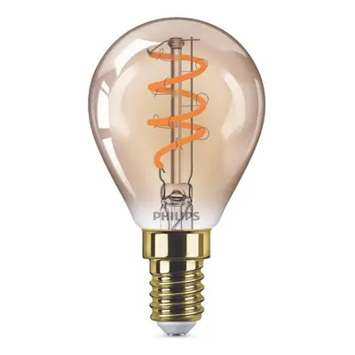 Philips Vintage LED Filament Lampe ersetzt 15W E14 Tropfen - P45 3,5W 136lm 1800K dimmbar Einerp