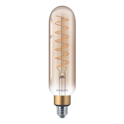 Philips Vintage LED Filament Lampe ersetzt 40W E27 Röhre - T65 6,5W 470lm 1800K dimmbar Einerpac