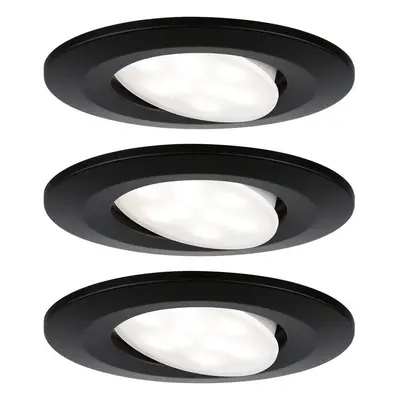 LED Einbaustrahler Calla in Schwarz-matt 3x 19,5W 1590lm IP65