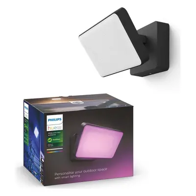 Philips Hue White & Color Ambiance Discover - Flutlicht, schwarz