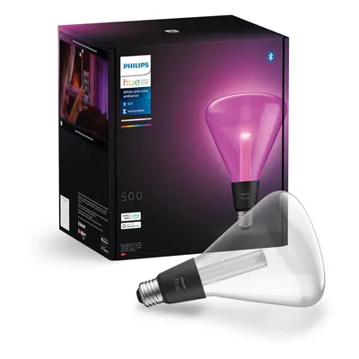 Philips Hue Bluetooth White & Color Ambiance Lampe Lightguide E27 Triangle 6,8W 500lm