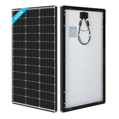 Solarmodul 100W 12V Monokristallin Solarpanel für Balkonkraftwerk