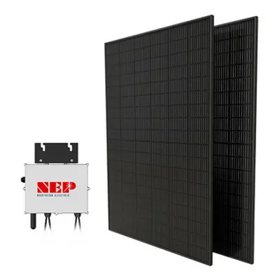 Renogy x NEP 830W Monocristalline Solarmodul mit 800W Mikrowechselrichter Balkonkraftwerk