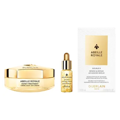 Guerlain Abeille Royale Cream Trio Set = Day Cream 50 ml + Youth Watery Oil 5 ml + Double R Adva