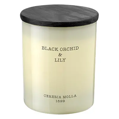 Cereria Molla Black Orchid & Lily Vegane Wachskerze Glas