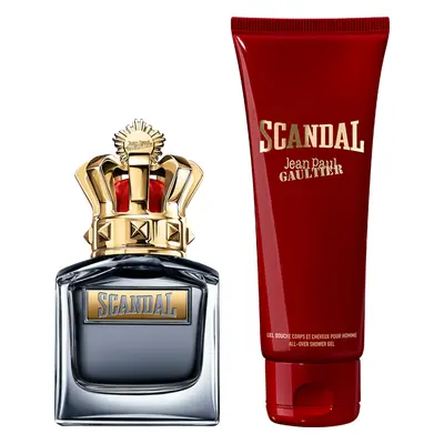 Jean Paul Gaultier Scandal pour Homme Set = EdT Nat. Spray 50 ml + Gel Douche Corps et Cheveux 7