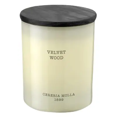 Cereria Molla Velvet Wood Vegane Wachskerze Glas