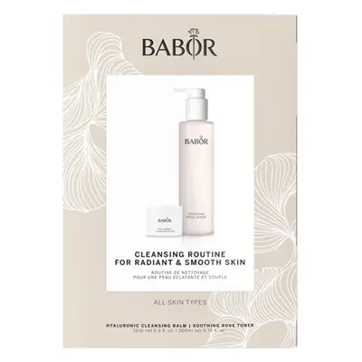 Babor Cleansing Balm & Rose Toner Set = Hyaluronic Cleansing Balm 15 ml + Soothing Rose Toner 20