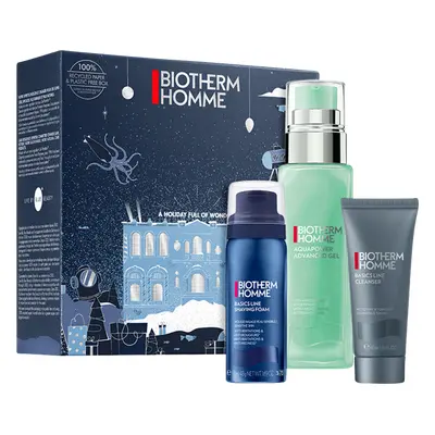 Biotherm Biotherm Homme Aquapower PNM Eco Set = Gel Douche 75ml + Rasage 50ml + Cleaner 40ml