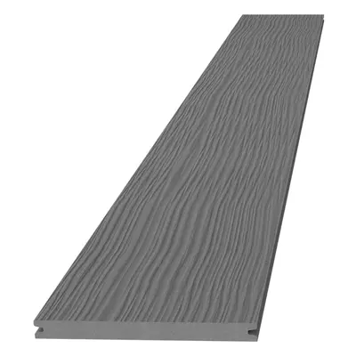 Megawood WPC Terrassendiele Premium Plus Jumbo Massivdiele, Schiefergrau, 21 x 242 mm, in der Lä