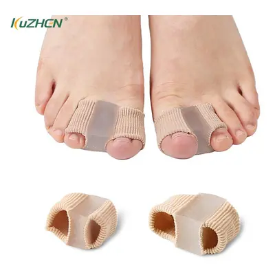 1Pcs Silikon Zehenspreizer Separator Bunion Hallux Valgus Corrector Daumen Finger Korrektur Haar