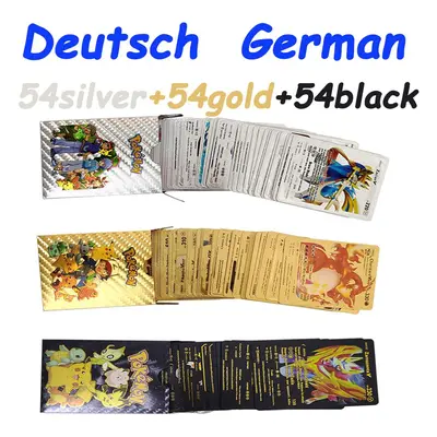 Deutsche Pokemon-Karten Gold Sliver Black Karten Deutsch Vmax GX Energy Charizar Pikachu Rare Co