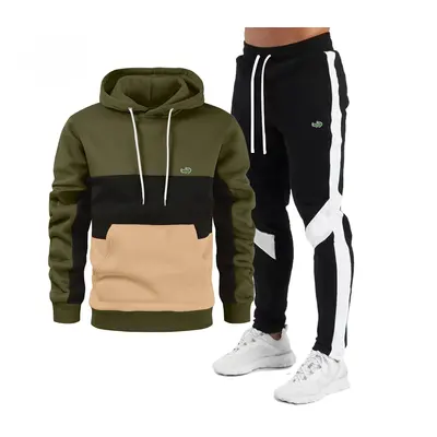 Neue männer Herbst Winter Sets Hoodie + Hosen Stücke Lässige Männlichen Sportswear Marke CARTELO