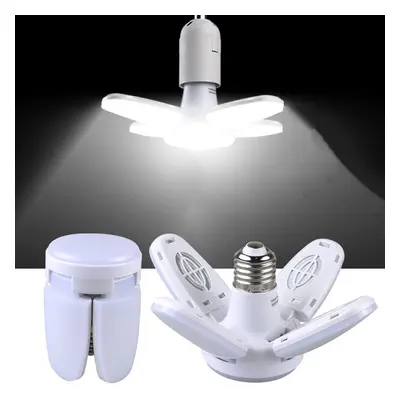 Neu 1Pc E27 Led-lampe Fan Form Led Glühbirne AC85-265V 28W Faltbare Lampe Für Home Decke Licht 6