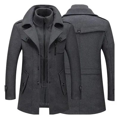 Trenchcoat für Herren, Wollmantel für Herren, Jacken für Herren, modische Jacke und Mantel, Herr