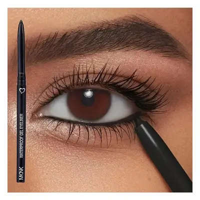 Automatischer Farb-Eyeliner mit glattem, wasserfestem Kleber, Bleistift-Eyeliner schwarz