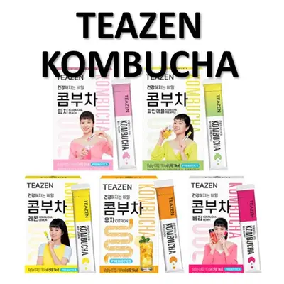 TEAZEN Kombucha Koreanisches Kombucha-Pulver - Beere Pfirsich Zitrone Ananas Zitrone PINEAPPLE 1