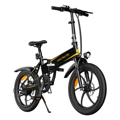 ADO A20+ 250W 20" Faltbares Elektrofahrrad City E-Bike 10.4Ah Akku mit neuem Controller-Black