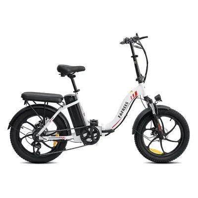 Fafrees F20 250W 20" klapprad e-bike Step-Through Elektrofahrrad 16AH-White