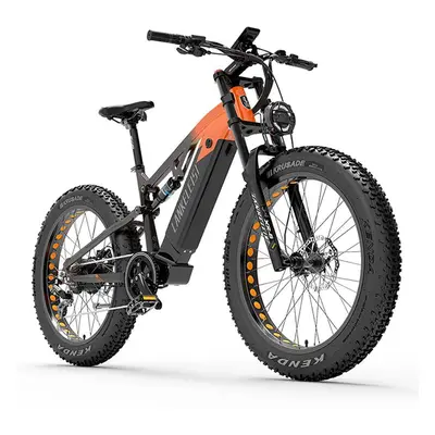 Lankeleisi RV800 Plus 750W Bafang Motor 26" Fat Bike Fully E-Mountainbike 20Ah Samsung Akku E-MT