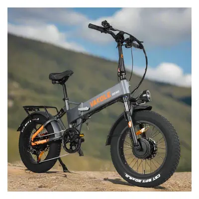 Vakole CO20 Max 750W*2 Doppelmotor 20" Fat Bike E-Bike Klapprad 20Ah Samsung Akku-EU Plug