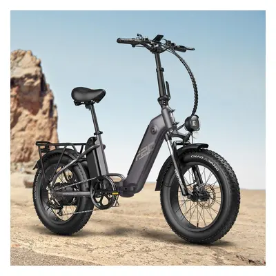 Fafrees FF20 Polar 500 W 20 Zoll Faltbares Elektrofahrrad Fat Bike 10,4 Ah*2 Doppelbatterien-Bla