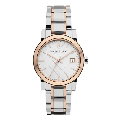 Burberry BU9105 Zwei-Ton-Edelstahl Damen Uhr