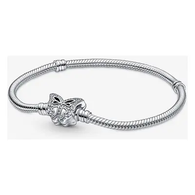 Pandora Moments Schmetterlingsverschluss Schlangenkette Armband 20 cm