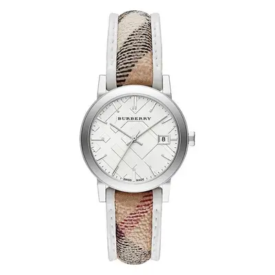 Burberry BU9136 Haymarket City Edelstahl DamenSchweizer Uhr