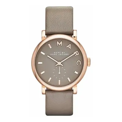 Marc Jacobs MBM1266 Baker Graue Leder Damen Uhr