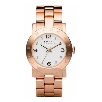 Marc Jacobs MBM3077 Roségold Edelstahl Armreif Damen Uhr