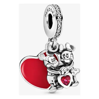 Pandora 797769CZR Disney Minnie & Mickey Mit Liebe Silber Einheitsgröße Anhänger