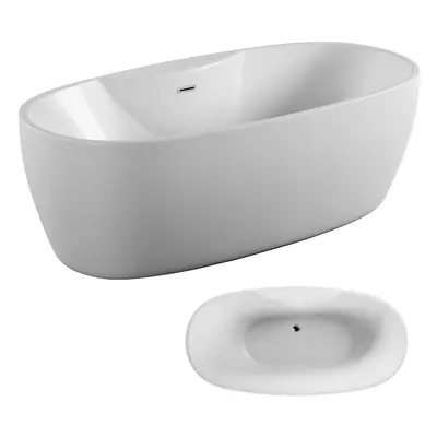 TroniTechnik Freistehende Badewanne Acrylwanne ANAFI