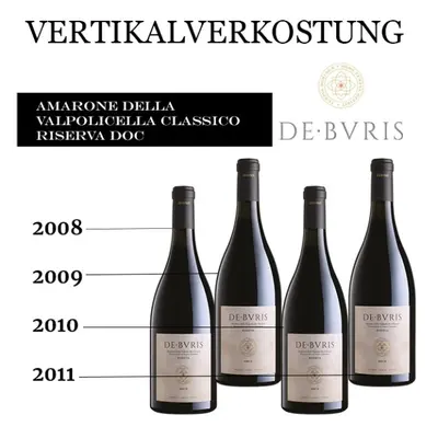 De Buris Amarone della Valpolicella Classico Riserva DOC Vertikale