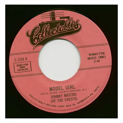 Johnny Mastro - Model Girl - We´ve Got To Tell Them (7inch, 45rpm)