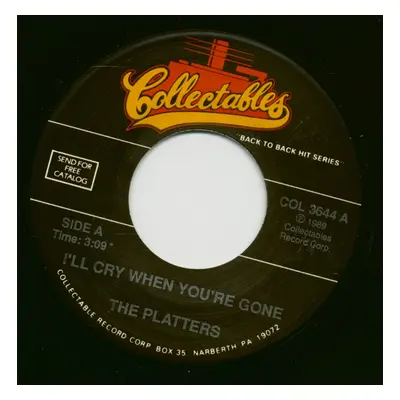 The Platters - I'll Cry When You're Gone - Voo-Vee-Ah-Bee (7inch, 45rpm)