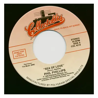 Conway Twitty & Phil Phillips - Sea Of Love - It's Only Make Believe (7inch, 45rpm)