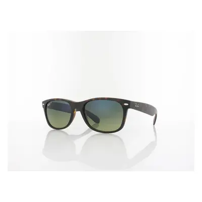 Ray Ban New Wayfarer RB2132 894/76 55 matte havana / blue green mirror polar