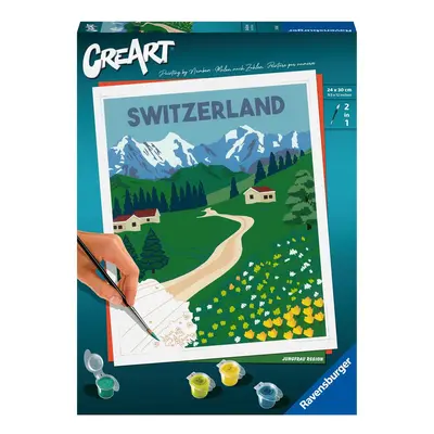 Ravensburger Malen nach Zahlen 23536 - Jungfrau Region - ab 12 Jahren