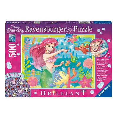 Ravensburger Puzzle 13327 - Arielles Unterwasserparadies - 500 Teile Disney Bril...