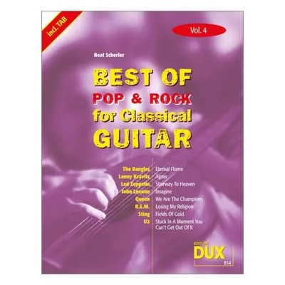 Best Of Pop & Rock for Classical Guitar 4