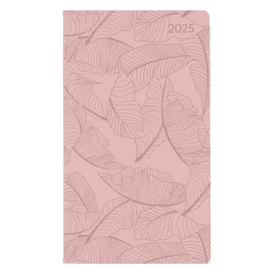 Ladytimer Slim Deluxe Salmon 2025 - Taschen-Kalender 9x15,6 cm - Tucson Einband ...