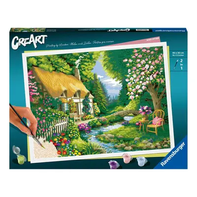 Ravensburger CreArt - Malen nach Zahlen 20154 - River Cottage - ab 14 Jahren