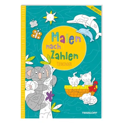 Malen nach Zahlen. Tierkinder